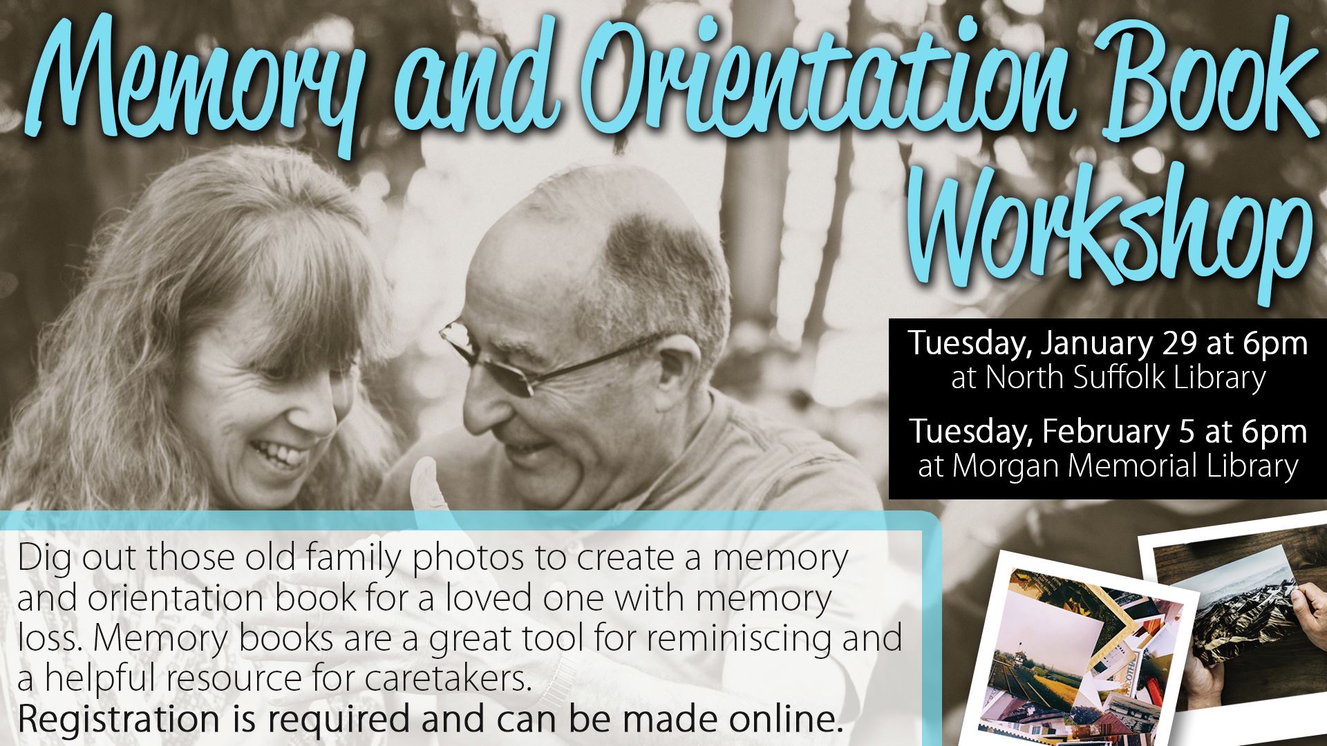 Memory and Orientation Book Workshop